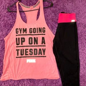 Pink Victoria Secret Outfit